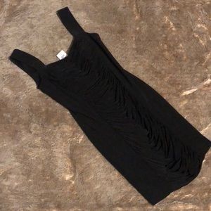 NWT- Cache Sleeveless black cocktail dress w/touching detail